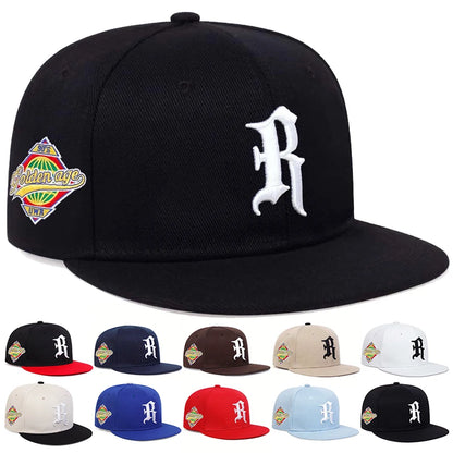 1piece Unisex R Letter Side Planet Embroidery Hip Hop Hat Outdoor Adjustable Sunscreen Leisure Hat Spring Autumn Travel Vacation