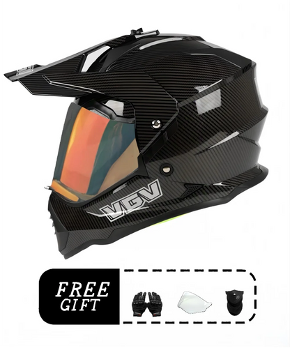 VGV motorcycle rally helmet buy one get three free, with a wide field of view design, suitable for off-road/downhill enthusiasts