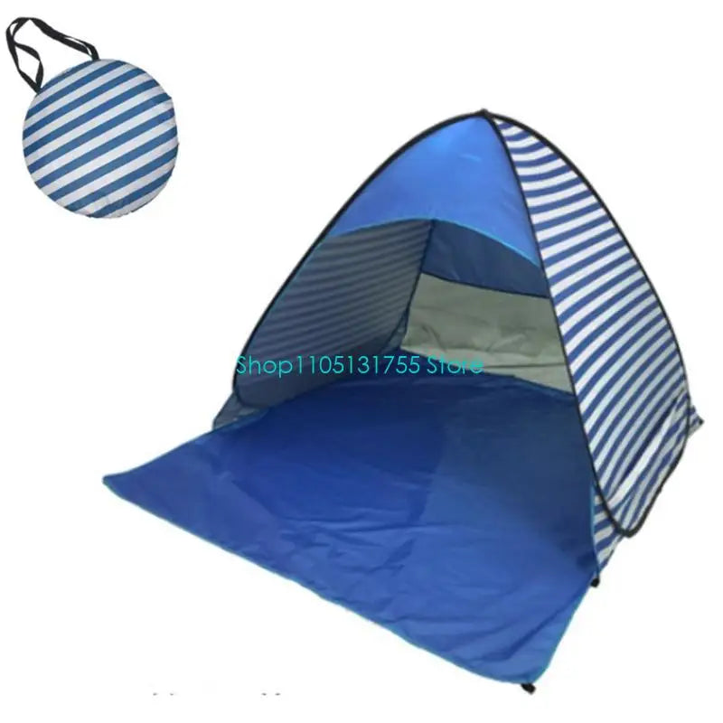 K0EF Outdoor Automatic Quick Open Camping Tent Outdoor Quick Setup Tent with Carring Bag Enduring 2-3 Persons Beach Tent