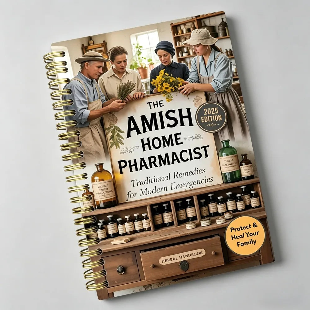 The Amish Home Pharmacist Families English 2025 Spiral Bound Herbal Remedies First Aid Health Guide Free Shipping