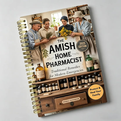 The Amish Home Pharmacist Families English 2025 Spiral Bound Herbal Remedies First Aid Health Guide Free Shipping