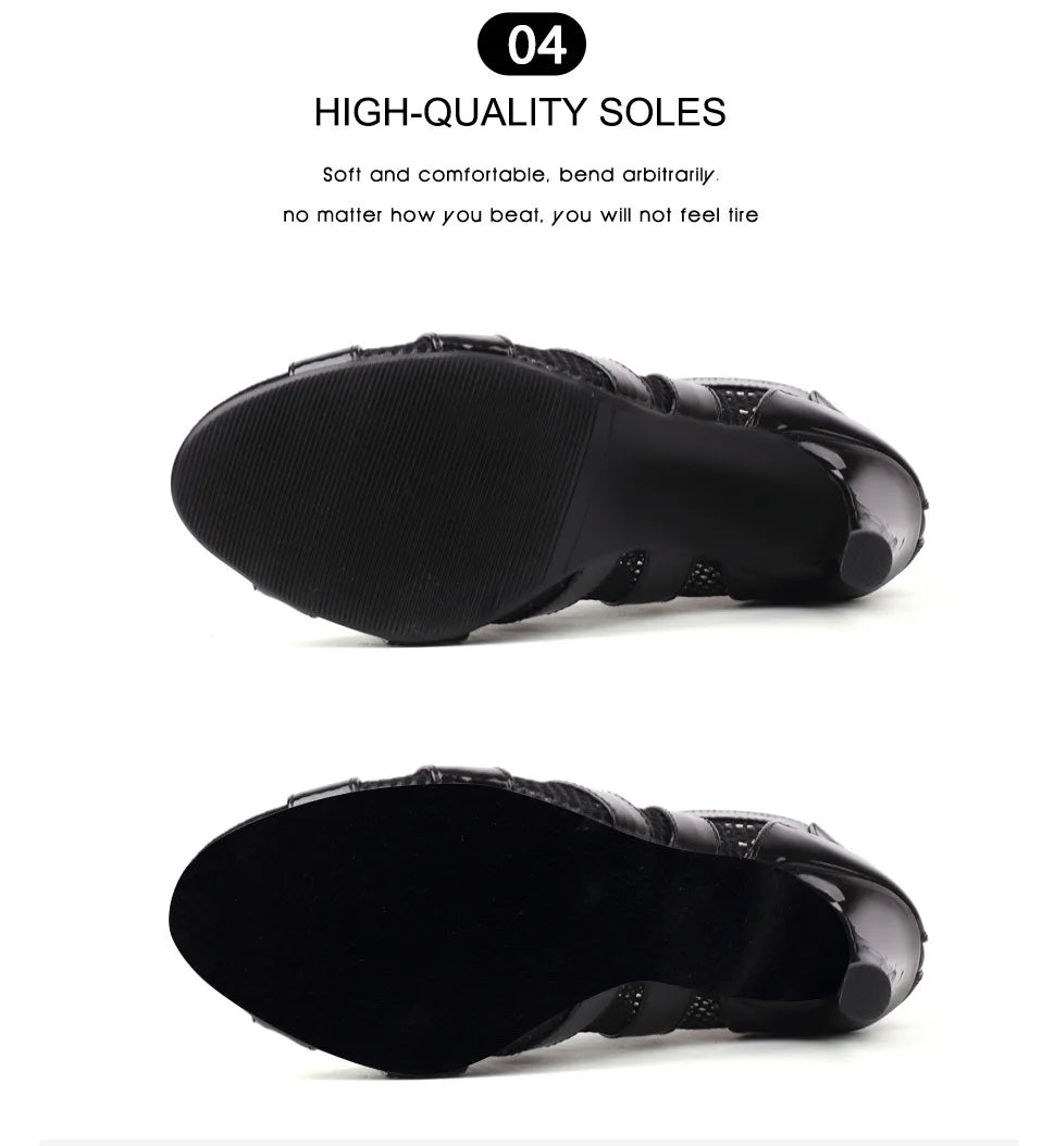 High Heels Ladies' Salsa Dance Latin Pole Dance Short Boots Ladies' Wedding Shoes Women's Dance Shoes Girls' Indoor And Outdoor