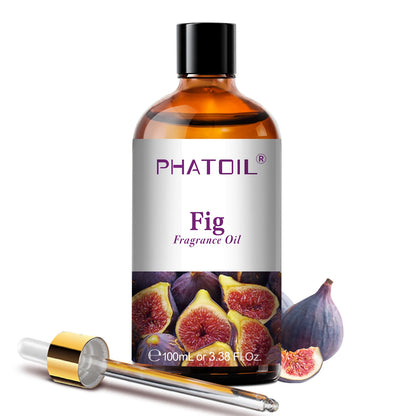 PHATOIL 100ml Aromatherapy Fragrance Oil with Glass Dropper Lime Coconut Strawberry Cherry Watermelon Lemon Mango Aroma Oils