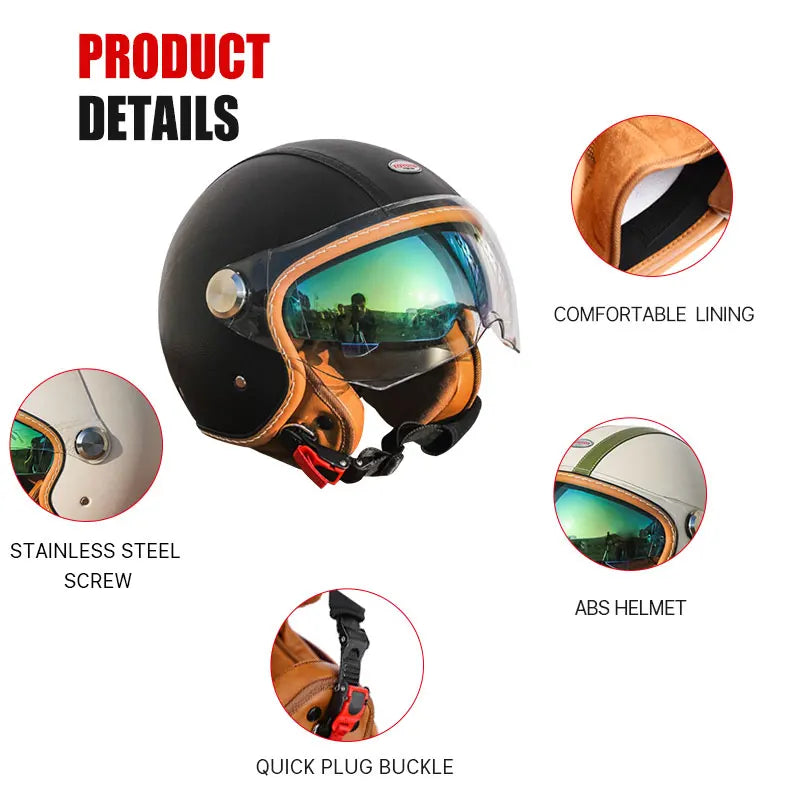 Japan Imported The New DOT Standard Certified Electric Motorcycle Helmet Female Winter Warm Male High Quality and Safety