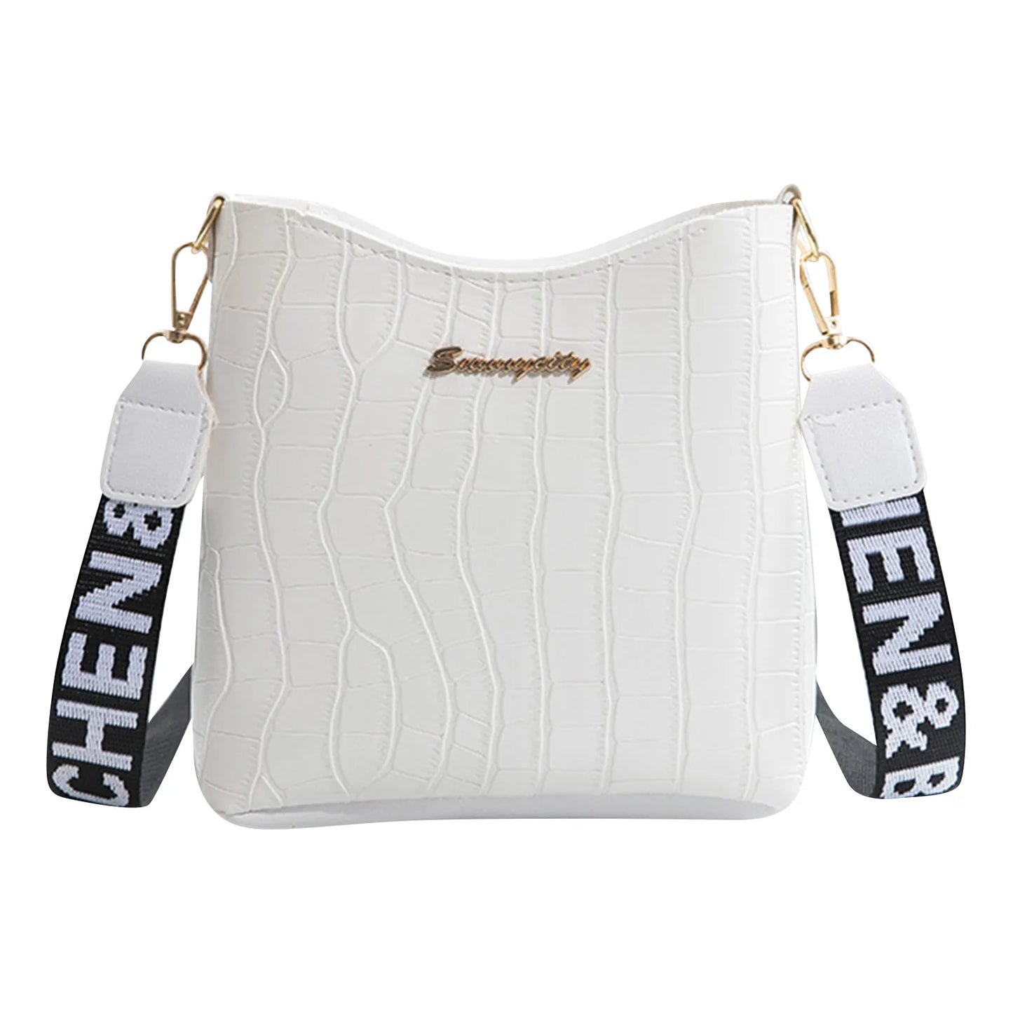 New Women'S Classic Shoulder Handbag Multi-Functional Fashion Crossbody Bag Wide Shoulder Strap Mini Pu Leather Mobile Wallet