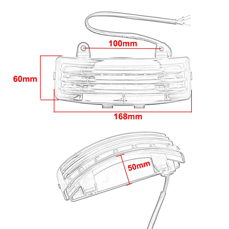 Motorcycle LED Tri-Bar Rear Fender Tail Light Turn Signal Brake Lamp For Harley Touring Street Glide Road Glide FLHX FLTRX 96-13