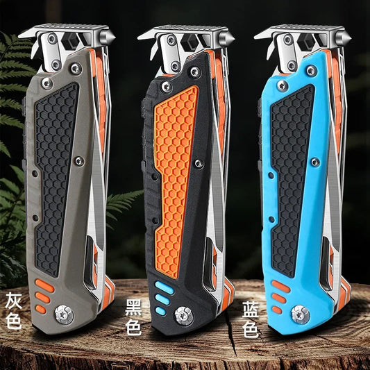2025 New Outdoor Popular Multi Functional Folding Combination Tool for Convenient Camping and Hiking EDC Survival Equipment