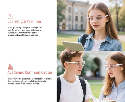Smart Audio Glasses with Real-Time Translation Hi-Fi Music Playback Noise-Cancelling Voice Calls And Photochromic Lenses