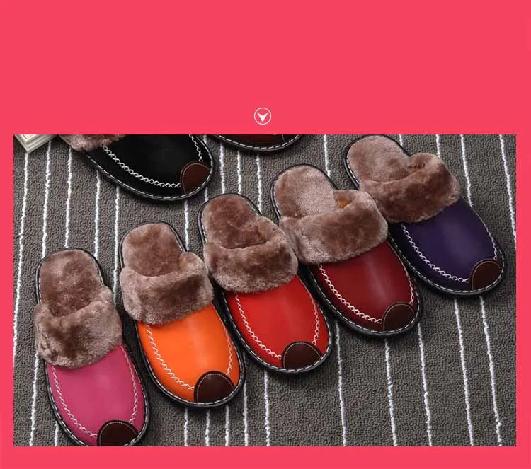Eyriphy Warm Slippers For Womens Mens Thick Sole Fluffy Fuzzy House Shoes Casual Bedroom Couple Slippers Indoor Cozy Cotton Shoe
