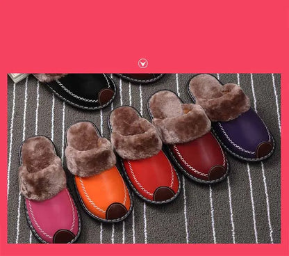 Eyriphy Warm Slippers For Womens Mens Thick Sole Fluffy Fuzzy House Shoes Casual Bedroom Couple Slippers Indoor Cozy Cotton Shoe