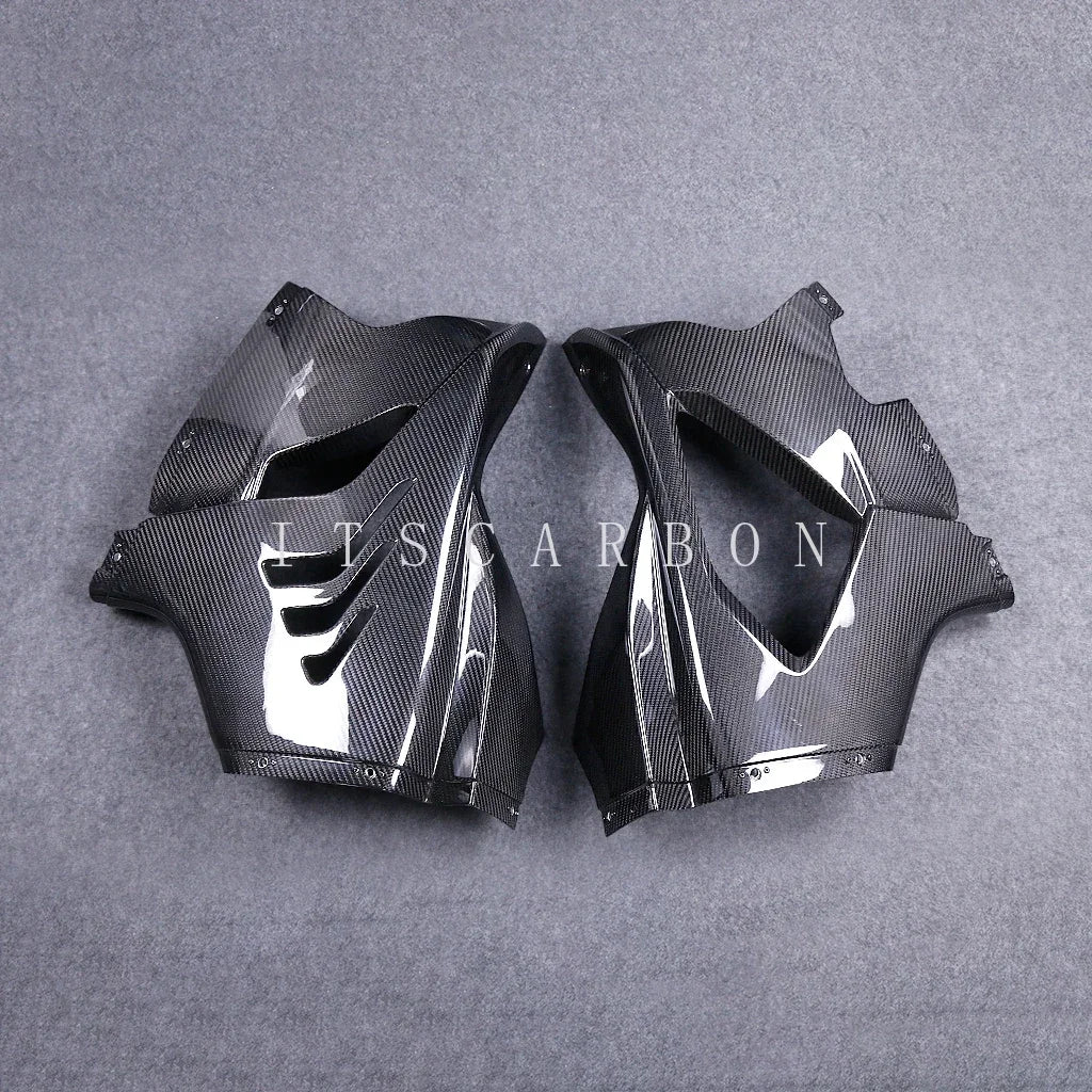 100% Pure Dry Carbon Fiber Race Shell Parts Fender Winglets Cover Fairing Kits For BMW S1000RR M1000RR 2024 2023 2022
