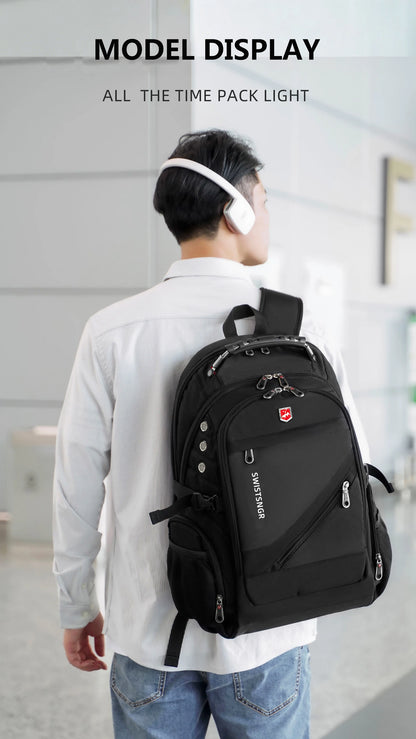 2026 Waterproof 17/20 Inch Laptop Backpack Men Airplane Travel Everyday Backpacks Women Oxford Rucksack Male School Bag Mochila