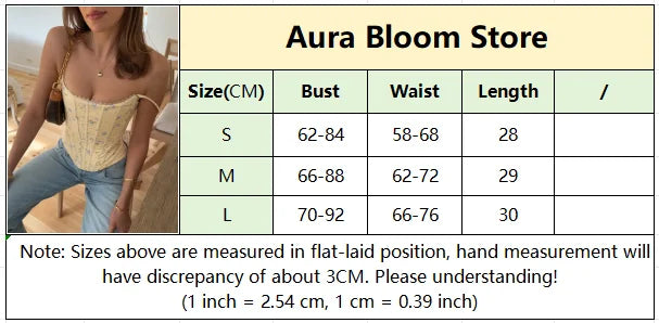 Yellow Flora Printed Corset Top Women Sexy Sleeveless Fishbone Bodycon Spaghetti Strap Lace Up Tops 2026 Lady Summer Party Vest