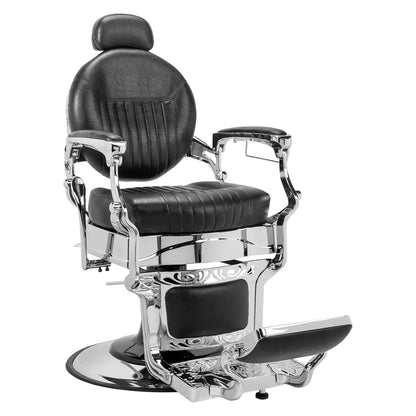 Heavy Duty Barber Chair 700lbs Capacity Vintage Recline Style Hydraulic Operation 360° Rotatable Barber Chair,Customized