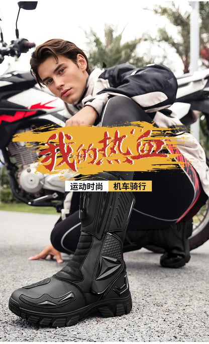 Motorcycle Shoes Riding Rider Motorcycle Boots Racing Travel Equipment Botas Para Moto Botas Moto Motorbike Boots Men