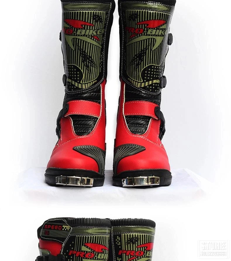 Motorcycle Boots Men Waterproof PU Boots Anti-drap Moto Boots Motocross Motorcycle Shoes Protection Motorcycle Long Thigh Boots