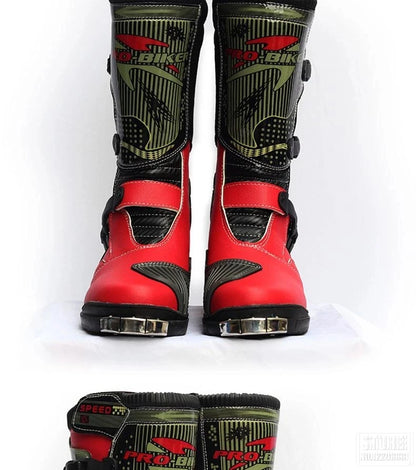 Motorcycle Boots Men Waterproof PU Boots Anti-drap Moto Boots Motocross Motorcycle Shoes Protection Motorcycle Long Thigh Boots