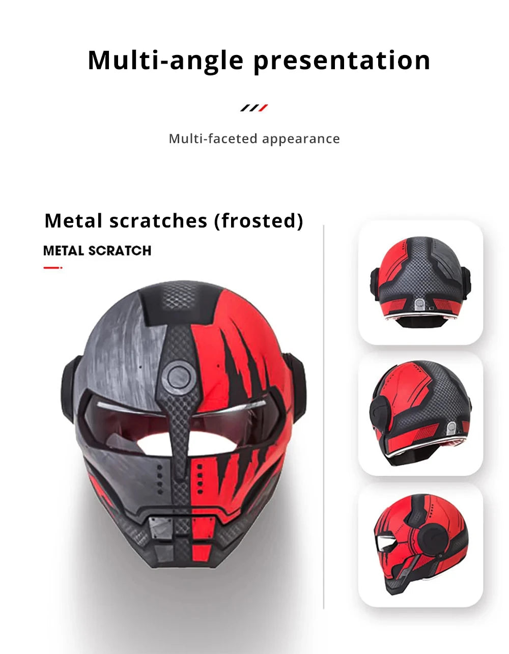 Biker Helmet Matte Scratch Full Face Wear-Resistant Motorcycle Supplies Breathable Head Protection Anti-Fall Motocross Kask
