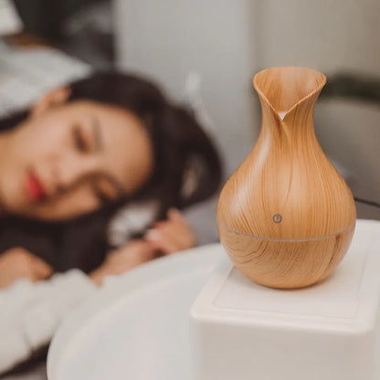 200ml Air Humidifier Essential Oil Diffuser USB Mist Maker Mini Humidificador with Colorful Light for home office car