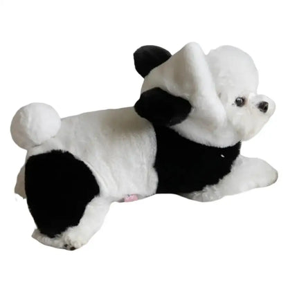 Autumn Winter Pet Plush Coat Dog Clothing Panda Costume Four Legged Cape Plush Warm Cat And Dog Clothing Puppy Clothes Dog Coat