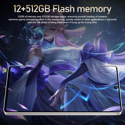 FUFFI Global Vision X26 Pro Max Smartphone Android 12 8GB RAM 512GB ROM 6.8 Inch Phone 1920x1080HD 48MP 5G Network Mobile Phones