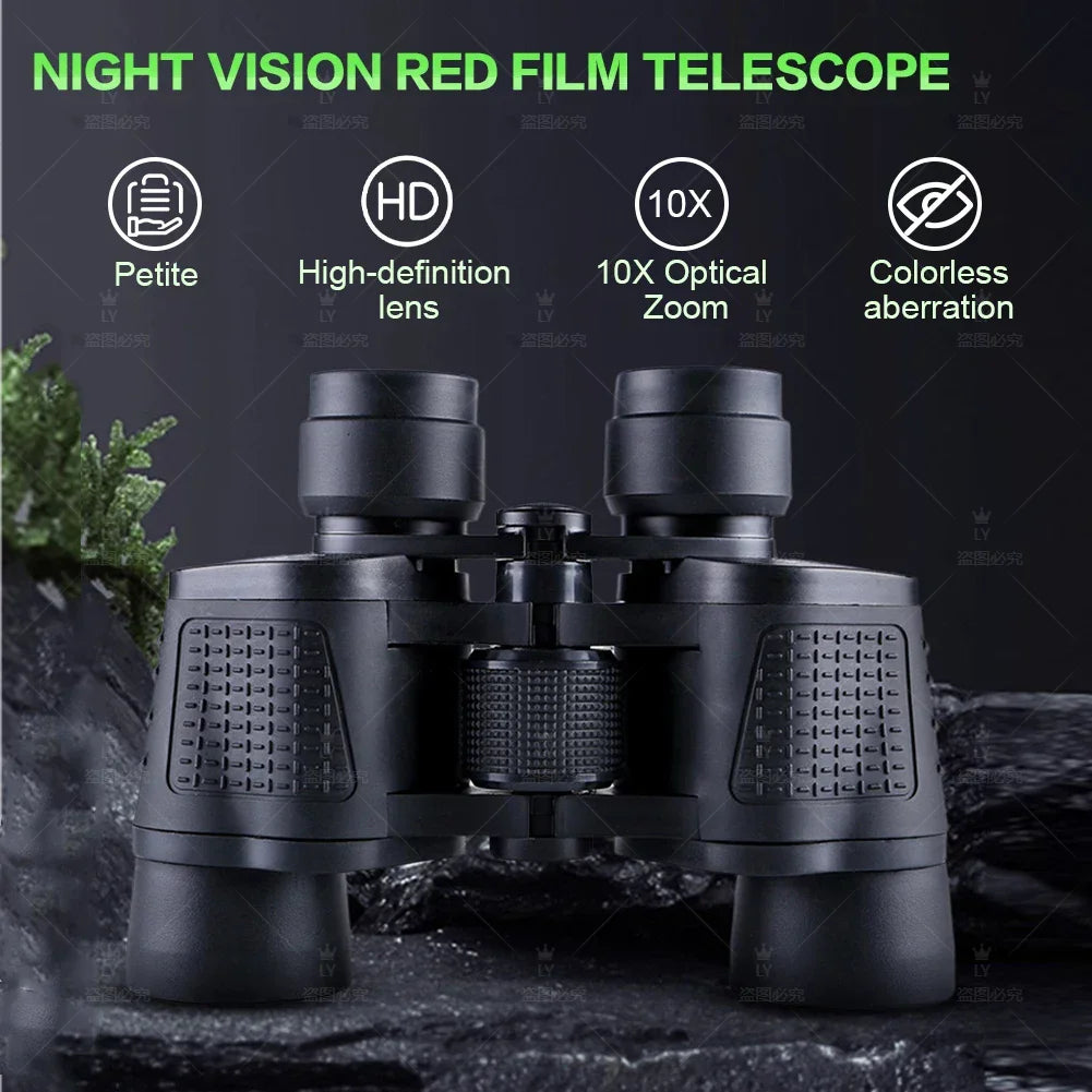 CAOX Professional Binoculars 80X80 Long Range 15000m HD Telescope Low light night vision for Hunting Camping Hiking Trave Sports