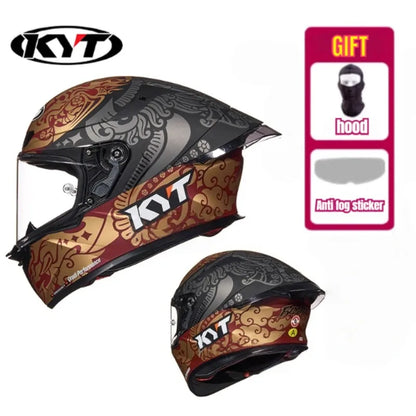 KYT TT TT-REVO NEW Moto Helmet Full Face Helmet Racing Helmet Anti-Fog Off Road Lightweight Capacete Motocross Casco Moto Casque