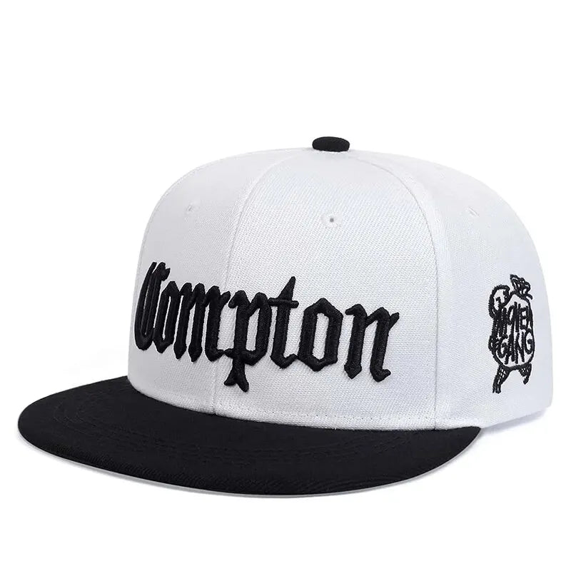 2025 New COMPTON CAP Street Dance Snapback Hat Hip Hop Headwear for Men Women Adult Outdoor Casual Sun Baseball Cap