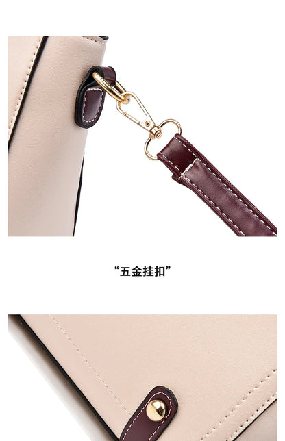 New with Printed Letters Women Square Handbag Messenger Bags with Pendant Office Ladies Bags Female Crossbody Shoulder Bags