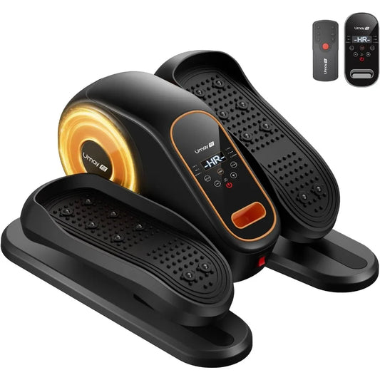 Under Desk Elliptical Machine Electric Leg Exerciser for Seniors Quiet Portable Electric Seated Eclipse Exercise Training Machi