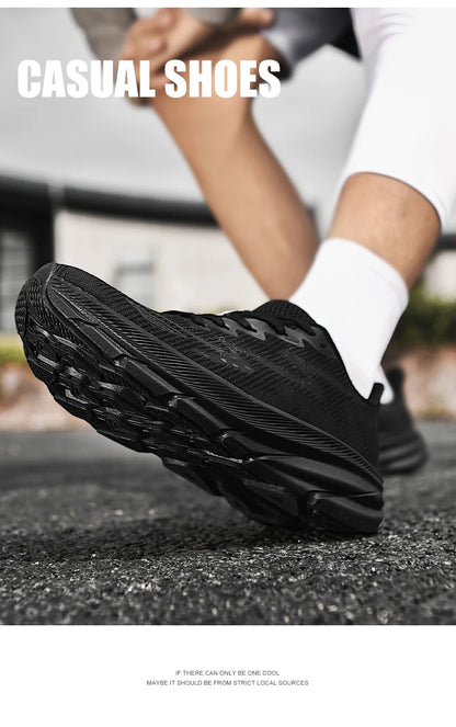 Men's Running Shoes Luxury Shoes Couple Outdoor Sneakers Cushioning Breathable Mesh Off-road Trainer Shoes Race Non-Slip Fashion