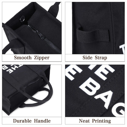 THE TOTE BAG Designer Fashion Handbag Shoulder Strap Crossbody Handbag Adjustable Large Capacity Canvas Women's Bag