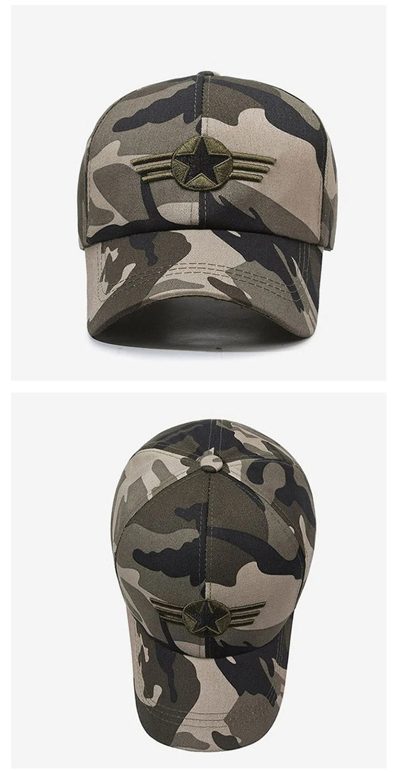Sports Sun Protection Camouflage Cap Fashion Outdoor Sport Running Baseball Caps Spring and Summer Baseball Hat for Men Women