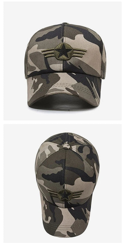 Sports Sun Protection Camouflage Cap Fashion Outdoor Sport Running Baseball Caps Spring and Summer Baseball Hat for Men Women