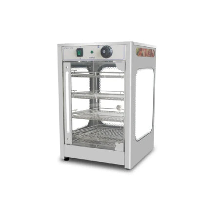 4 Layers Commercial 800W Stainless Steel Pizza Warmer  Display Showcase Hot Food Display Patty Warmer