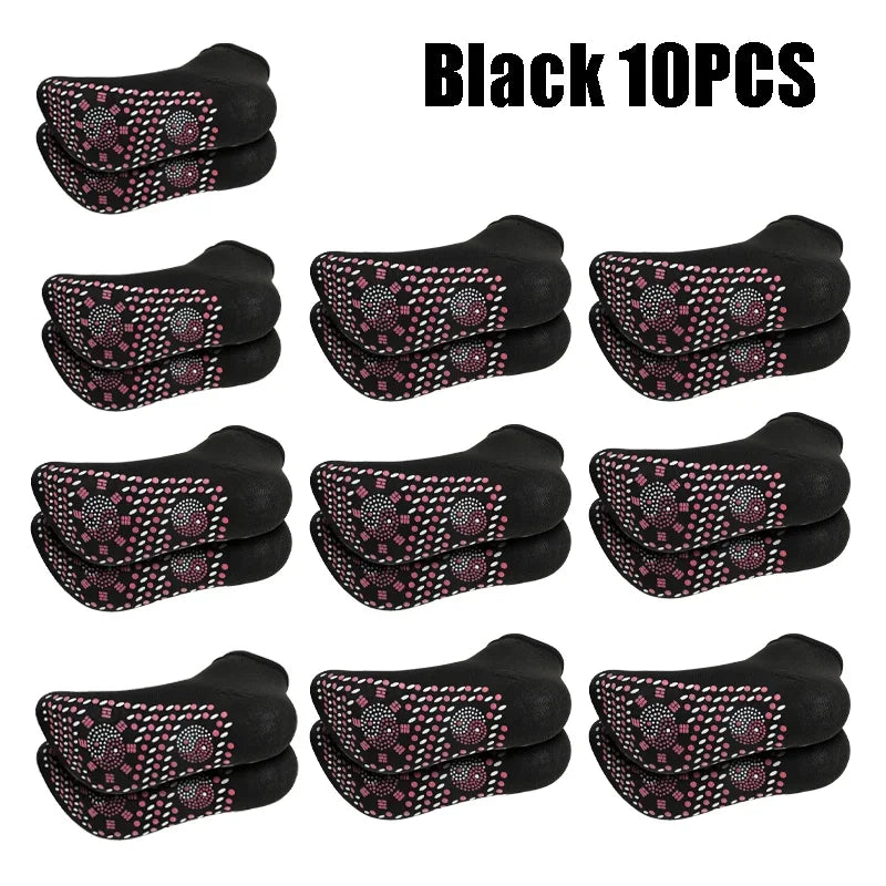 1/5pairs Tourmaline Heating Socks Winter Warm Thermal Health Care Socks Slimming Health Short Sock Magnetic Therapy Sock