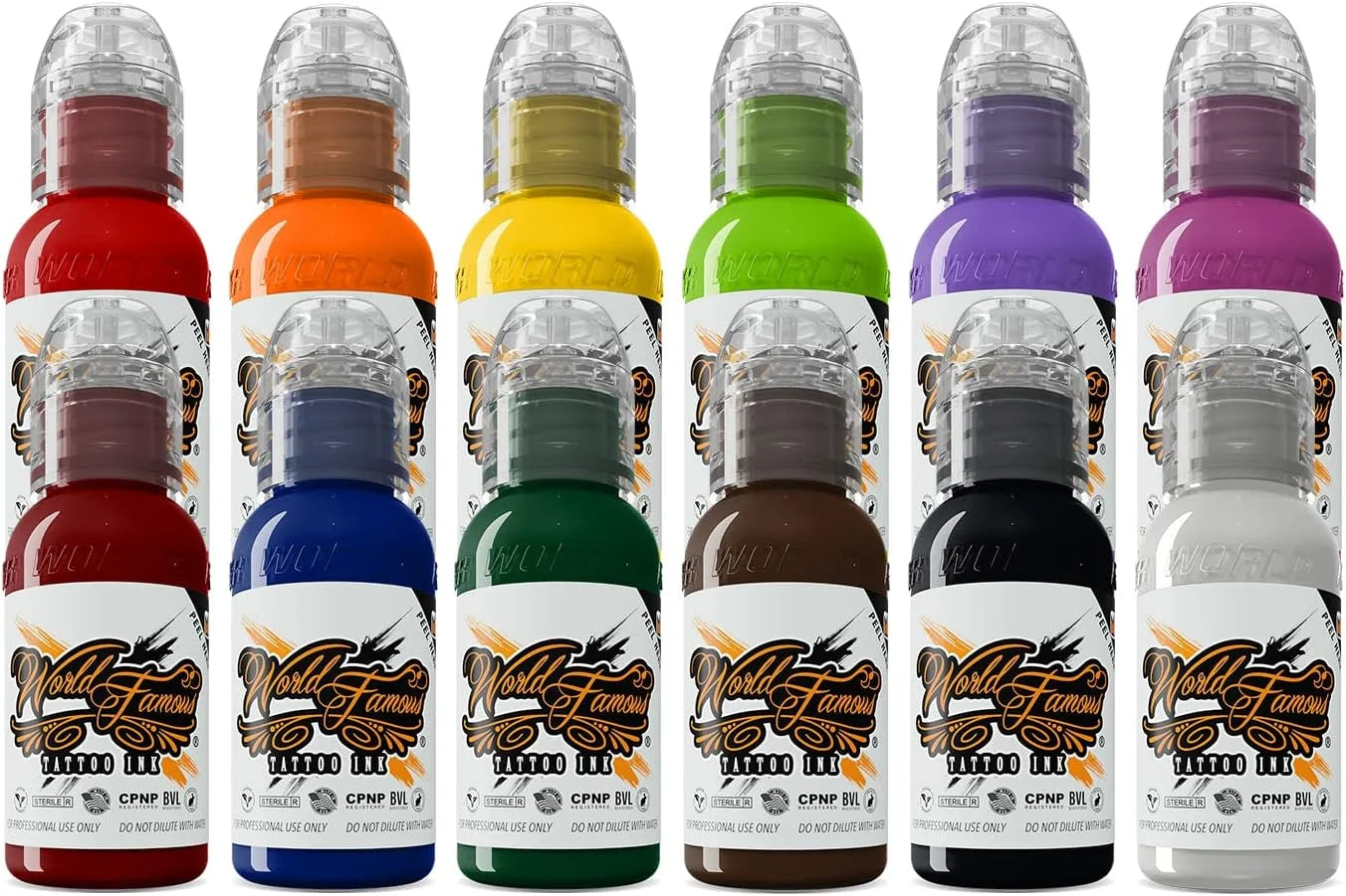 19 Color 15ML Original Tattoo Ink Pigment Black Tattoo ink Professional Tattoo Pigment Permanent Tattoo Ink Body Art Pigment
