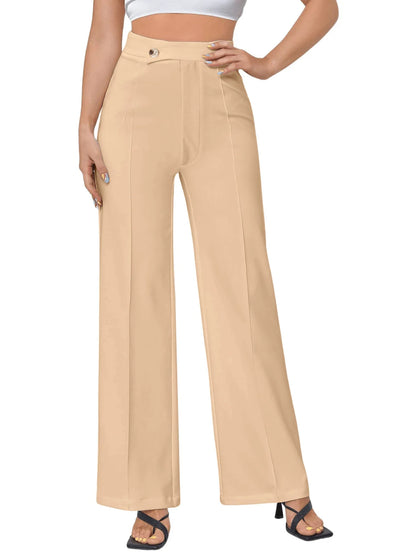 Women Flared Wide-leg Pants New 2026 Fashion Temperament Commuting Pants Versatile Fashionable Casual Wide Leg Pants Trousers