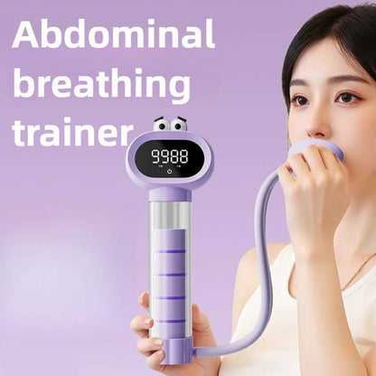 Breathing Trainer Device Adjustable Resistance Portable for Home Gym Fitness Core Strength Lung Capacity Enhancement Athletes