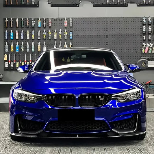 Premium Candy Gloss Metal Dark Blue Vinyl Car Wrap Adhesive Film Decal with Air Release Bubble