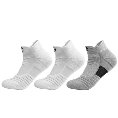 3/6 Pairs Sports Socks For Man High Quality Comfortable Breathable Basketball Short Socks Casual Fashion Low-cut Ankle Socks