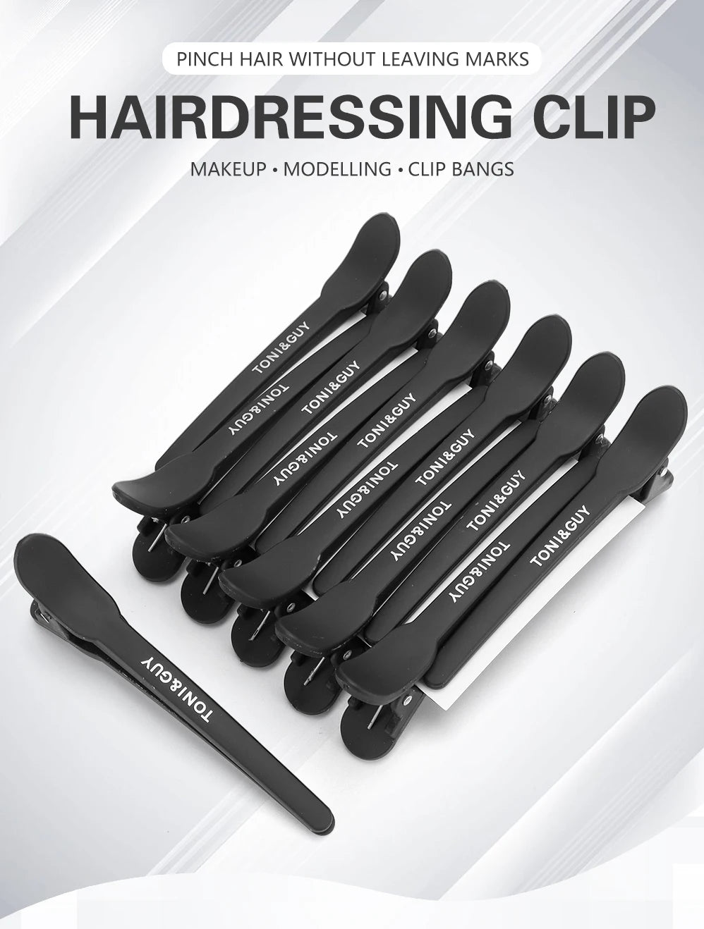 12 PCS Hair No Crease Hair Clips For Women Non Slip Clips For Hair Sectioning Salon And Home Haircutting &Styling Accessories