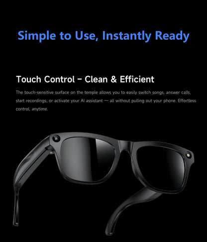 2026 AI Smart Glasses Camera Video Recording AI Photo Recognition Bluetooth Call Translation Voice Assistan Sunglasses Men Women