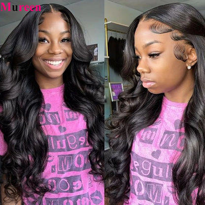 250% Density Long Body Wave 13x6 Lace Frontal Wig Human Hair For Women Pre Plucked 100% Human Hair Wigs 13X4 HD Lace Front Wig