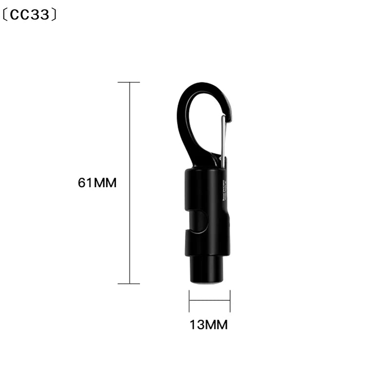 Camping Gear Durable Aluminum Alloy Tent Windproof Rope Hanger For Outdoor Camping Travel Kit Survival Buckles〔CC33〕