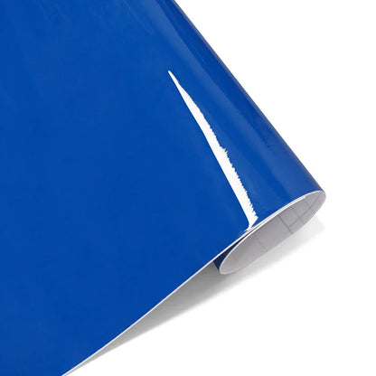 Car Sticker Bright Dark Blue Car Film Covering Vinyl Wrap Air Bubble Free Film Car Accessories Exterior Interior Decoration
