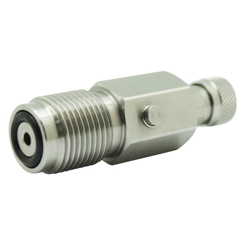 Paintball Mini Model Fill Station Stainless Steel 300Bar Din Valve with Male Nipple Plug or Female Quick Fitting