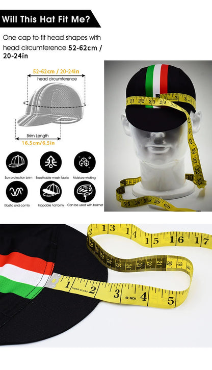 Retro Men's Summer Cycling Hat Classic Bike Mountain Racing Bicycle Hat