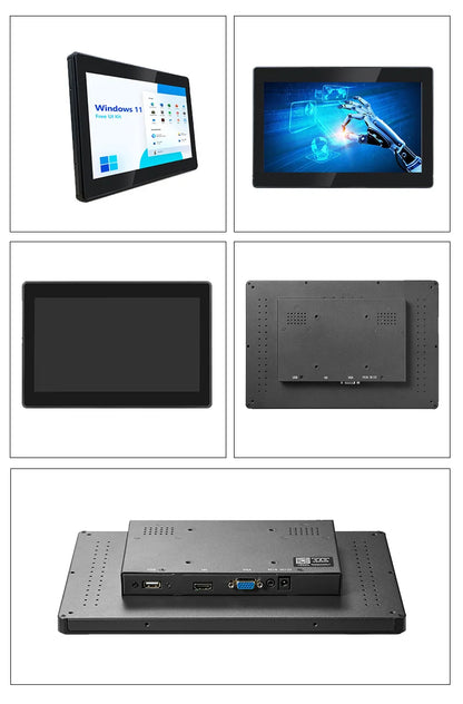 Flat True Capacitive Touch Screen Monitor 18.5 Inch 1920*1080 Open Frame Industrial Waterproof Display With VGA HDMI USB Input