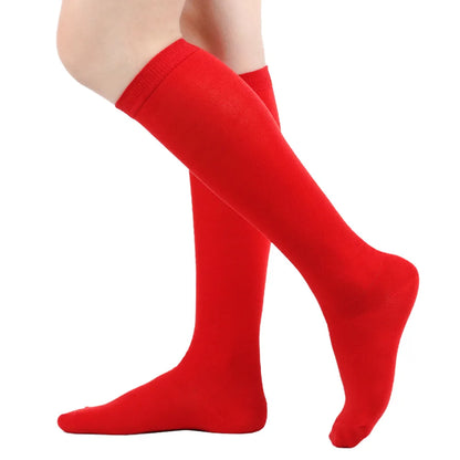 Middle Tube Sock Women Striped Knee High Ladies Japanese Harajuku College Style Cotton Summer Calf Sock Black White Female Gift
